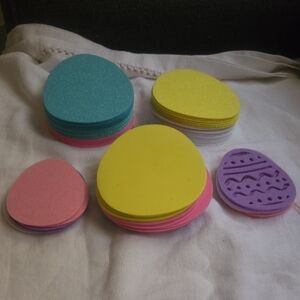 Arts & Crafts Easter Egg Foam Shapes Assorted